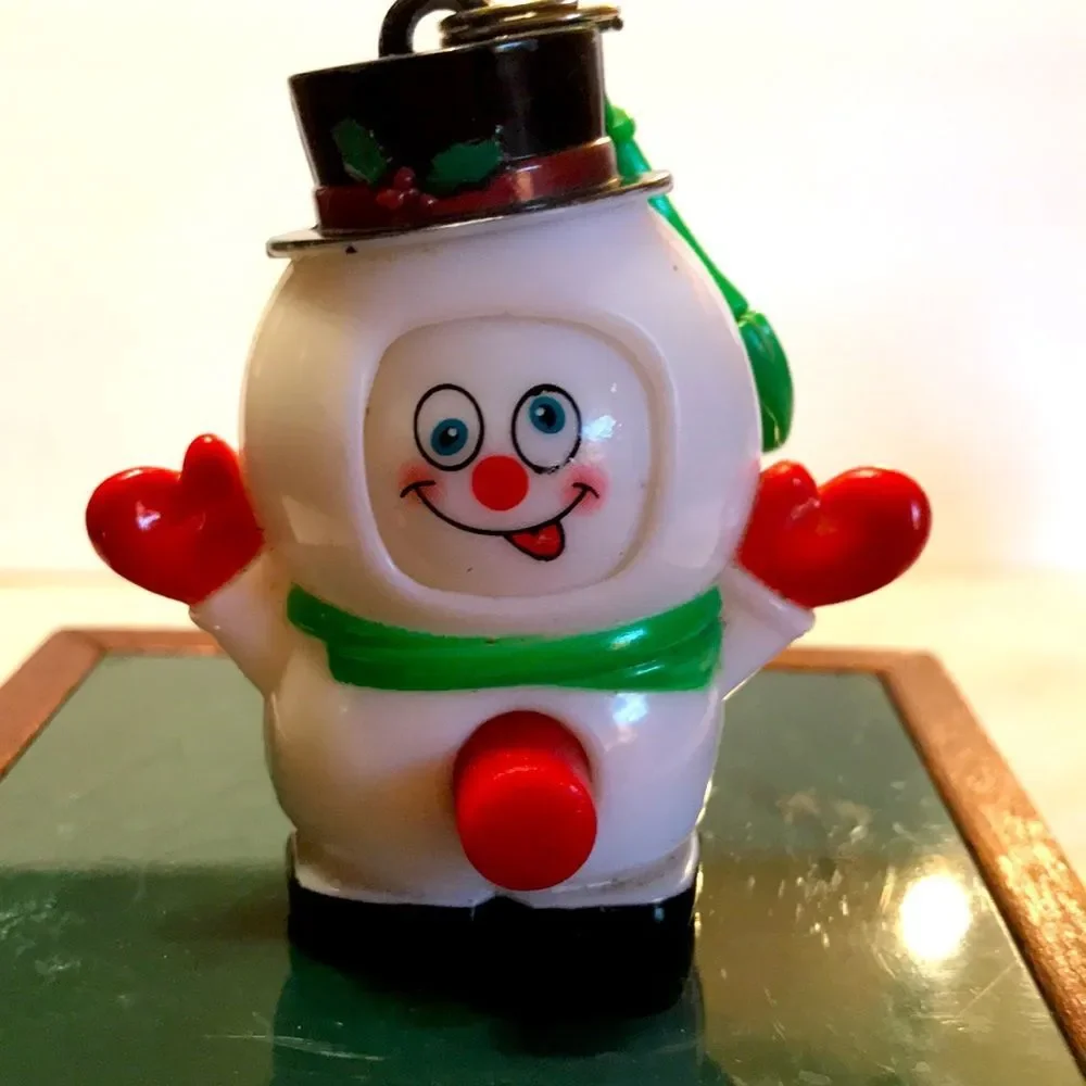 Vintage Snowman Toy